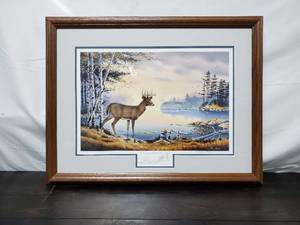 lot 101 image: Jerry Raedeke Print Campfire Memories III