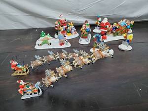 lot 90 image: Department 56 Collection of Winter Figurines