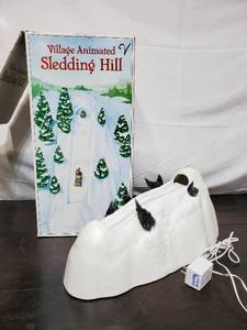lot 94 image: Department 56 Village Animated Sledding Village