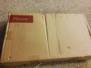 lot 60 image: Pfister Avalon CT26-4CBY 4 hole Brushed Bronze, kitchen faucet, NEW