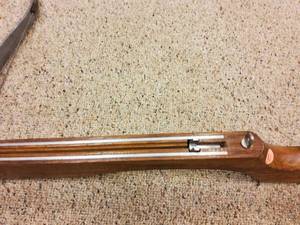 lot 20 image: Vintage wood body crossbow.
