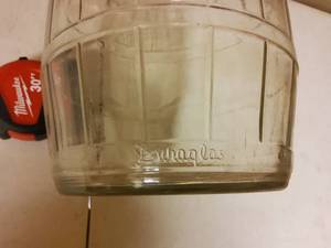 lot 28 image: Vintage 5 gallon pickle jar, Glass