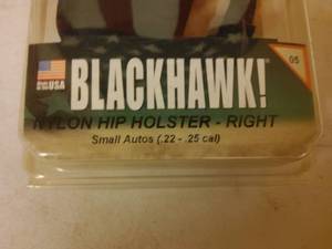 lot 117 image: Blackhawk pistol holster, new
