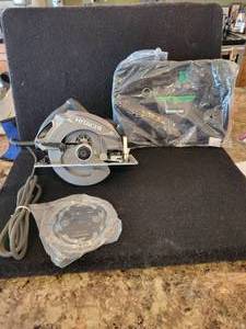 lot 129 image: 7-14  185MM Circular Saw     (Dust Blower Function)