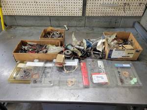 lot 44 image: Large Lot of Turbocharger Service Kits (Incomplete) and Assorted Hardware