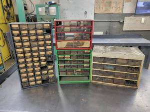 lot 80 image: (4) Parts Organizers w Contents