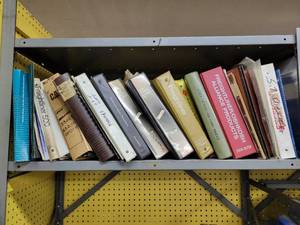 lot 110 image: Shelf of Assorted Manuals
