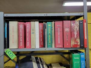 lot 111 image: Shelf of Assorted Manuals
