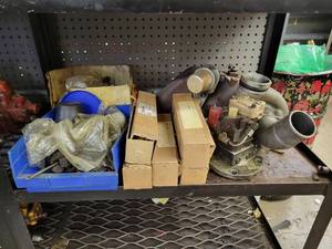 lot 128 image: Shelf Lot of Assorted Parts