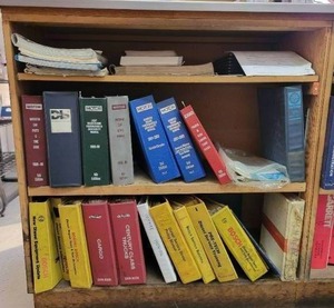 lot 209 image: (3) Shelves of Assorted Manuals