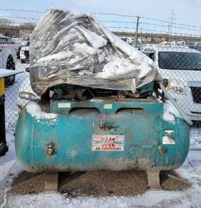 lot 12 image: 200 Gallon Sanborn Air Compressor - 20HP, 3PH Electric Motor