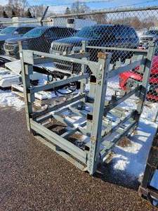 lot 20 image: Heavy Truck Axle Rack - Approx. 42 x 47 x 46