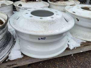 lot 264 image: Steel Rim - 22.5 x 8.25 Tubeless Steel Wheel - Hub-Piloted - 10 Hole - Part No. 51408