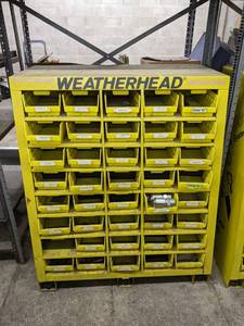 lot 281 image: Weatherhead Hose Fitting Cabinet - Approx. 40 x 26 x 47 Tall - Contents NOT Included