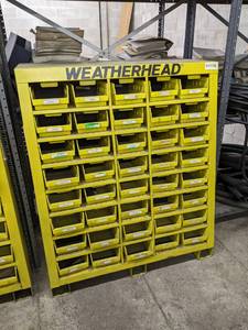 lot 282 image: Weatherhead Hose Fitting Cabinet - Approx. 40 x 26 x 47 Tall - Contents NOT Included