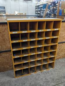 lot 284 image: Steel Bolt Bin - Approx. 42 x 34 x 12