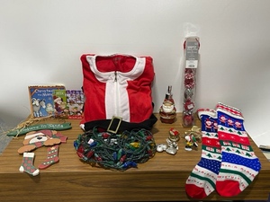 lot 25 image: Santa Loungewear, Lights and More