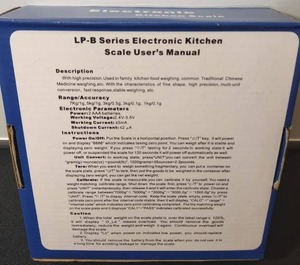 lot 25 image: Electronic Kitchen Scale