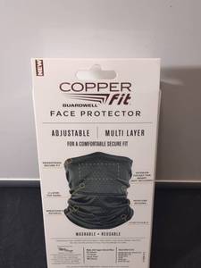 lot 38 image: Brand New Copper Fit Guardwell Neck Gaiter - Charcoal Adult Unisex