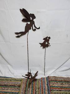 3 Pieces of Fairy Yard Art