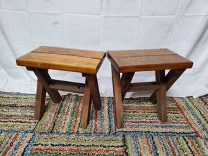 Pair of Rectangular End Tables