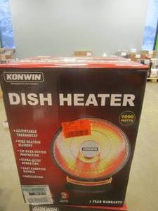 lot 336 image: 1000-Watt Electric Infrared Space Heater with Oscillation (OPEN BOX)