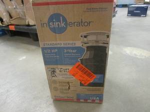 lot 340 image: InSinkErator Badger 500 Standard Series 12 HP Continuous Feed Garbage Disposal (OPEN BOX)