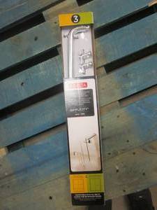 lot 359 image: Delta Simplicity Handle with Knobs for Sliding Shower or Bathtub Door in Chrome (NEW)