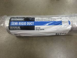 lot 380 image: Everbilt 6 in. x 8 ft. Semi-Rigid Flexible Aluminum Duct