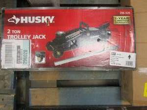 lot 394 image: Husky 2-Ton Hydraulic Trolley Floor Jack (OPEN BOX)