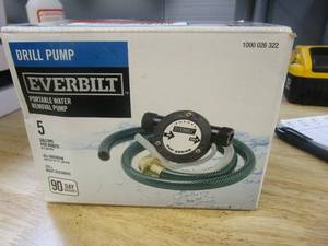 lot 436 image: Everbilt Drill Pump Kit