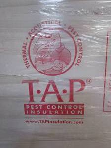 lot 449 image: 6 BAGS TAP EPA Registered Pest Control Blown-In Insulation 30 lbs