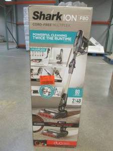 lot 120 image: Shark ION F80 Cord-Free MultiFLEX Cordless Bagless Stick Vacuum Cleaner, USED Works - SOLD AS IS