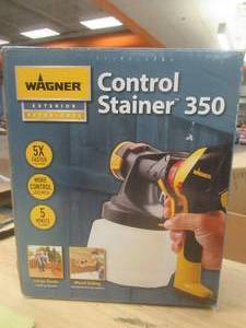 lot 125 image: Wagner Control Stainer 350 HVLP Handheld Sprayer, Works - SOLD AS IS