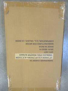 lot 159 image: Farberware  Stainless Steel 17 X 12 14 Roasting Pan - SOLD AS IS