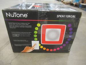 lot 20 image: Broan-NuTone Sensonic Series 110 CFM Ceiling Bathroom Exhaust Fan with Speaker and Bluetooth Wireless Technology, Energy Star - SOLD AS IS