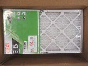 lot 48 image: Case of 12 HDX 14 x 25 x 1 Furnace Filters - SOLD AS IS