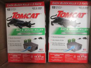 lot 50 image: (2) TOMCAT Rat and Mouse Killer - SOLD AS IS