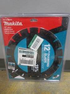 lot 457 image: Makita 12 in. Segmented Rim Dual Purpose Diamond Blade