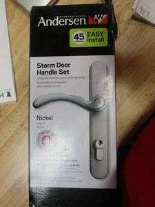 lot 462 image: Andersen 45 Minute Easy Install System Handle Set Nickel