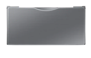 lot 308 image: Samsung 27 in. Laundry Pedestal in Platinum with Storage Drawer (IN BOX)