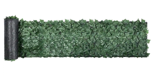 lot 352 image: VEVOR Ivy Privacy Fence Screen 39 in. x 158 in. Faux Leaf Artificial Hedges 3-Layers Outdoor Greenery Leaves Panel for Garden (OPEN BOX)