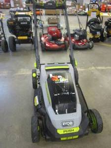lot 488 image: RYOBI 40V HP Brushless 20 in. Cordless Battery Walk Behind Push Mower (Tool Only) (FOR PARTS ONLY)