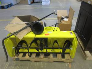 lot 492 image: JOHN DEERE 44 in. Two-Stage Snow Blower Complete Attachment Package for 100 Series Tractors with 48 in. or 54 in. Decks