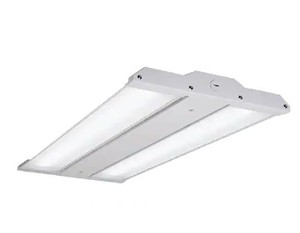 lot 157 image: Metalux 2 ft.26 in. 600-Watt Equivalent, Integrated LED, Dimmable White High Bay Light 23000 Lumens 5000K wAimable Optics, Missing Hooks - SOLD AS IS