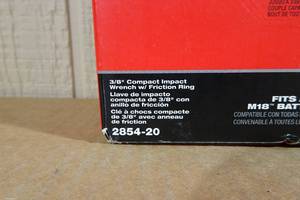 lot 3 image: Milwaukee M18 Fuel 38 Compact Impact Wrench with Friction Ring -Tool Only
