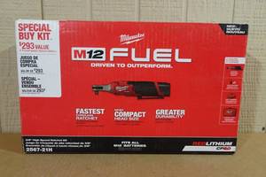 lot 7 image: Milwaukee M12 Fuel 38 High Speed Ratchet Kit