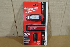 lot 23 image: Milwaukee RedLithium USB Hard Hat Headlamp Kit