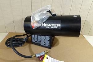 lot 26 image: Mr Heater 35,000 BTU Propane Torpedo Heater