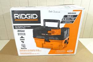 lot 34 image: Ridgid 4.5 Gallon Portable WetDry Vac
